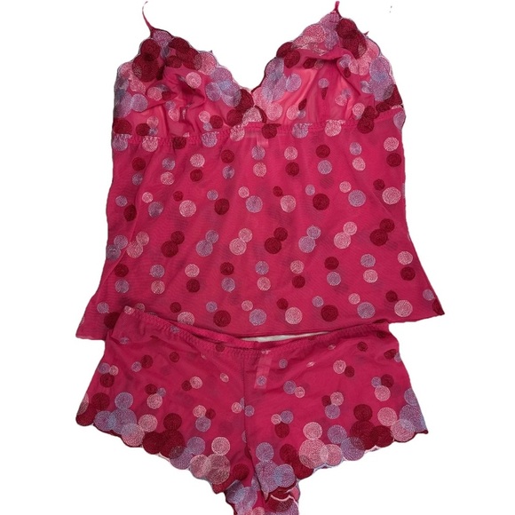 Pink Polka Dot Intimate Set - Picture 2 of 5